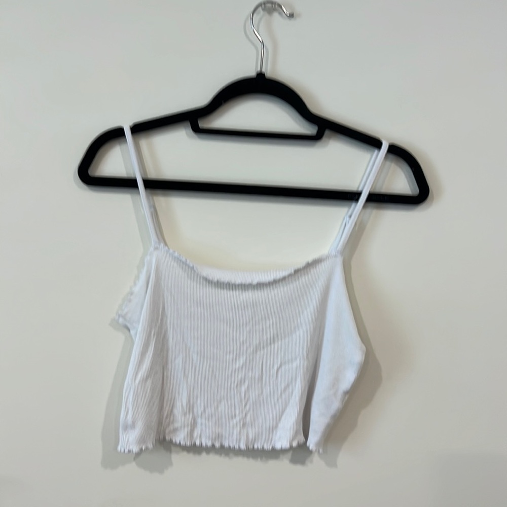 White Crop Top